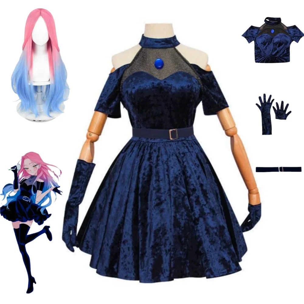 Anime Cosplay Blue Hair - 2026 Mizi Cosplay Costume Anime Alien