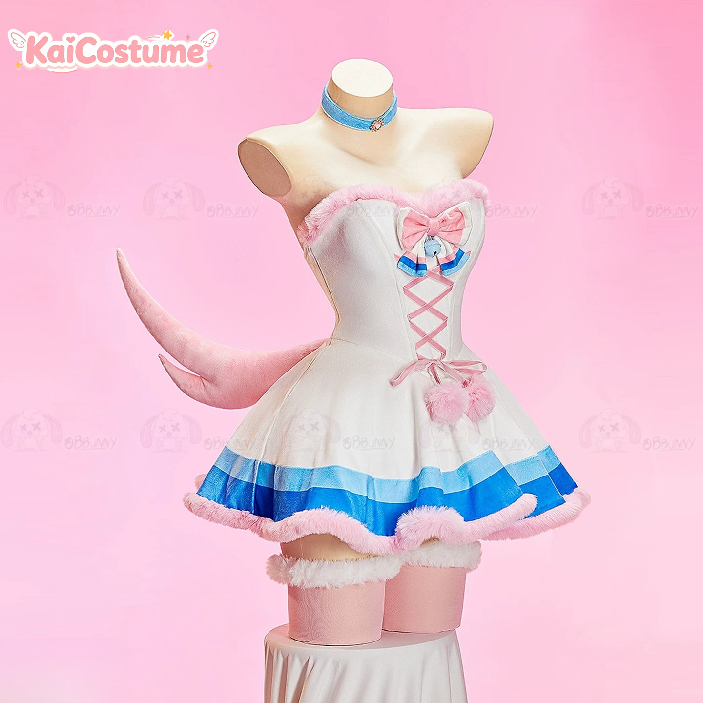 Anime Cosplay High Quality - High Quality Original Christmas Elf Pink