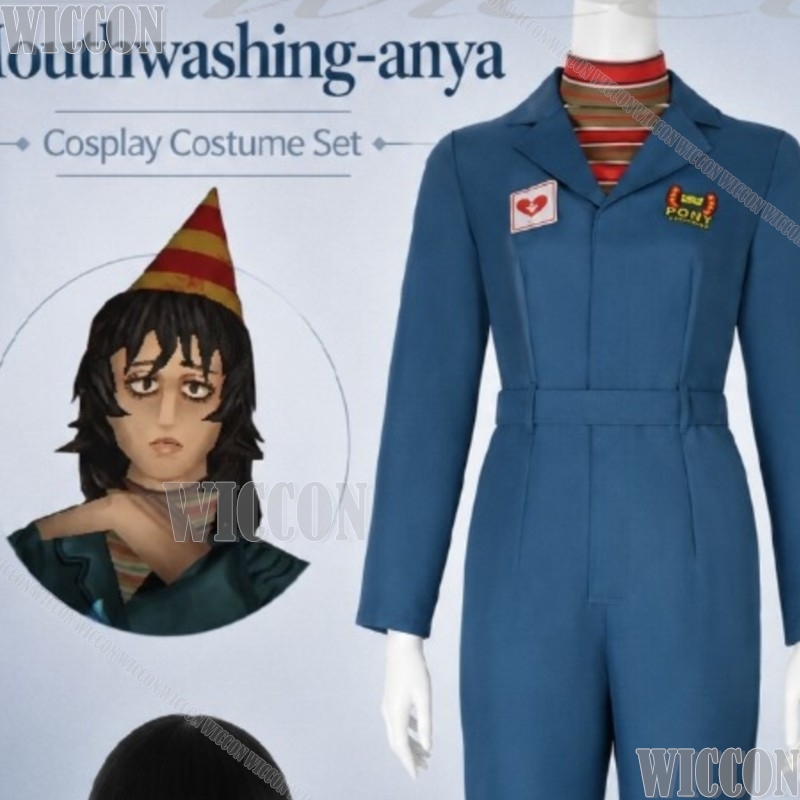Anime Cosplay Anya - Horror Game Mouthwashing Cosplay Anya Punk
