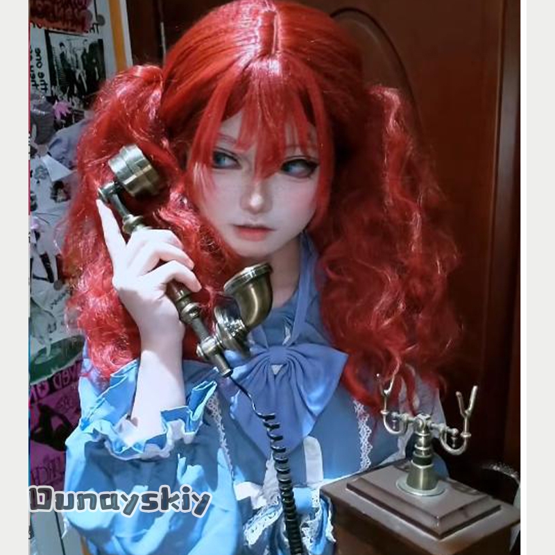 Anime Cosplay Blue Hair - Hemera*/Poppy Game Cosplay Costume Dress Game