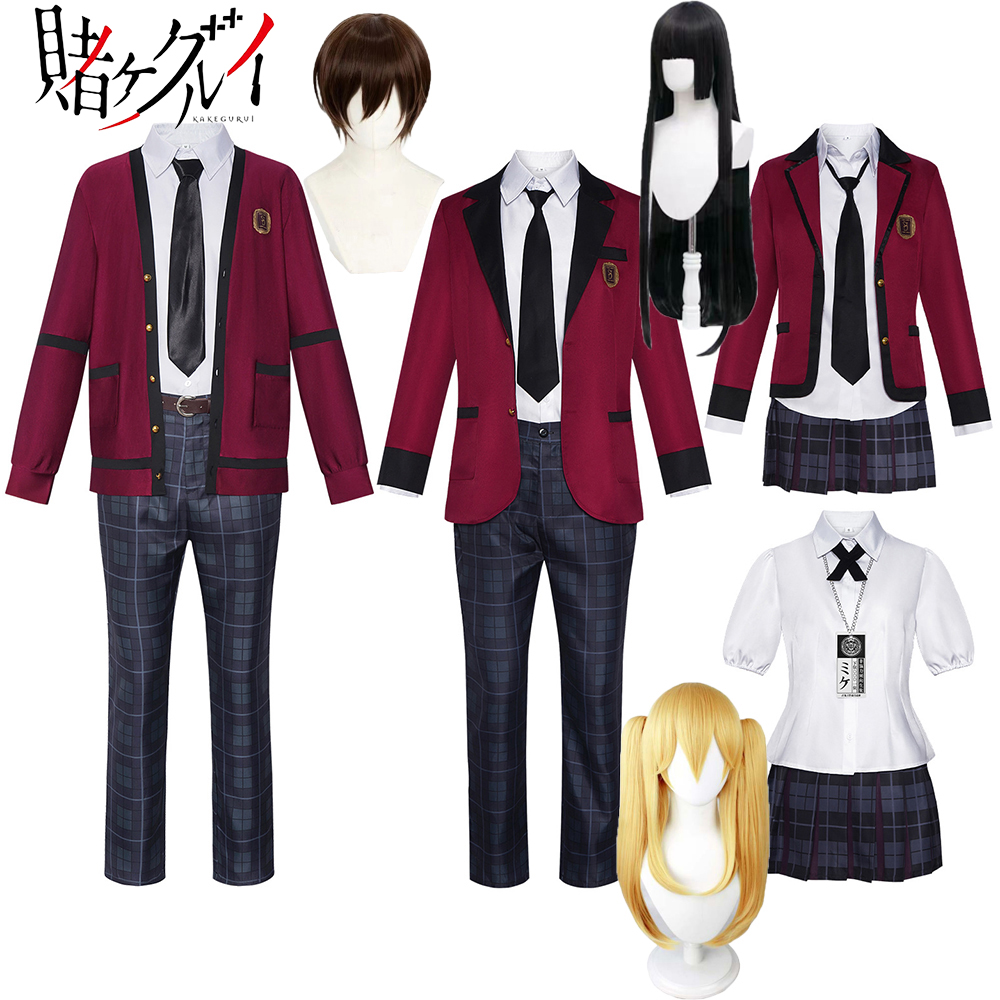Anime Cosplay Kakegurui - Jabami Yumeko Cosplay Anime Kakegurui Ryota