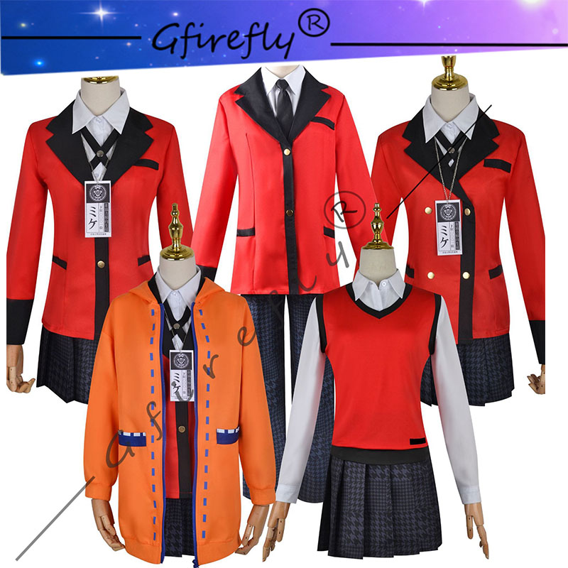 Anime Cosplay Kakegurui - Kakegurui Cosplay Costume Jyabami Yumeko Momobami
