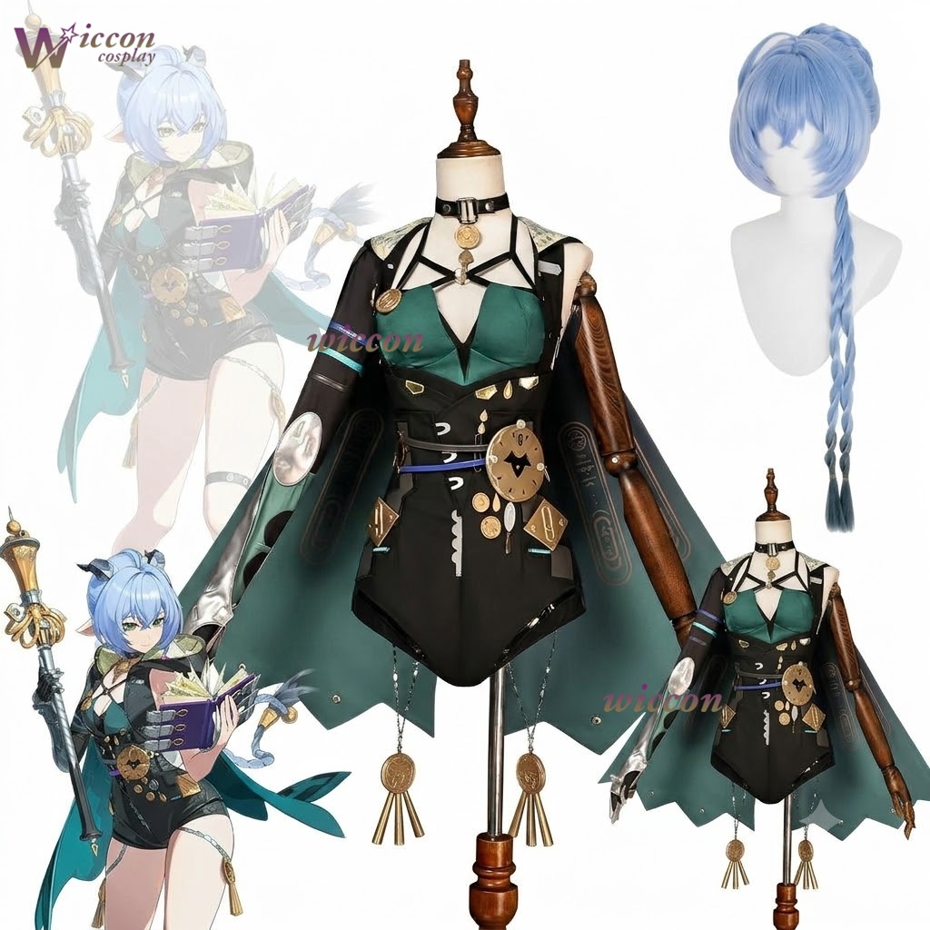 Anime Cosplay Blue Hair - Zenless Zone Zero Lucia Elowen ZZZ