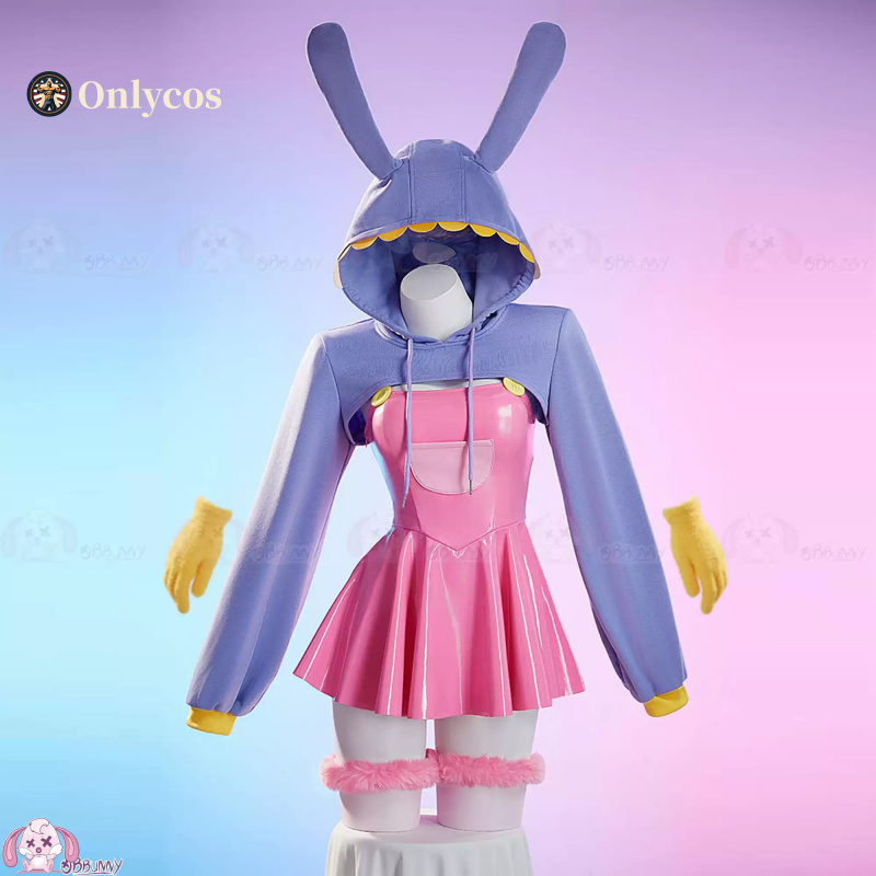Anime Cosplay Girl Costume - The Amazing Digital Circus Jax Cosplay