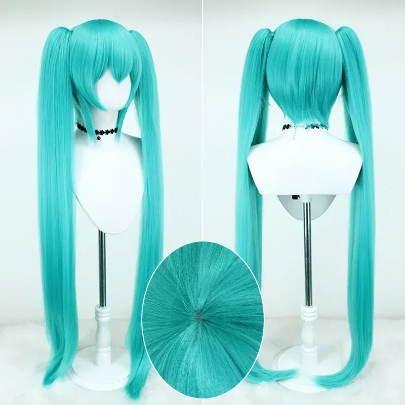 Anime Cosplay Blue Hair - 2026 Miku Cosplay Wig 105cm Long