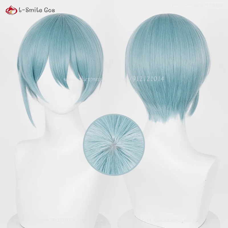 Anime Cosplay Blue Hair - Anime Hiori Yo Cosplay 28cm Light