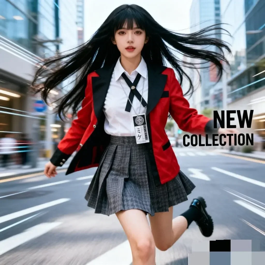 Anime Cosplay Kakegurui - Anime Kakegurui Jabami Yumeko Cosplay Costume