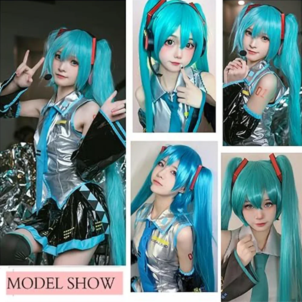 Anime Cosplay Blue Hair - 2026 Cosplay Wig 95cm Long Blue