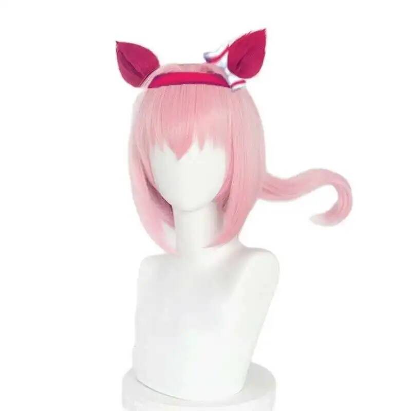Queen Anime Cosplay - Uma Musume Haru Urara Cosplay Wig