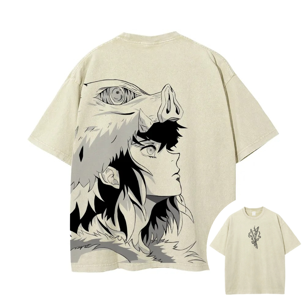 Cosplay Anime Tsunade - Demon Slayer Men's Women's Washed T-Shirt