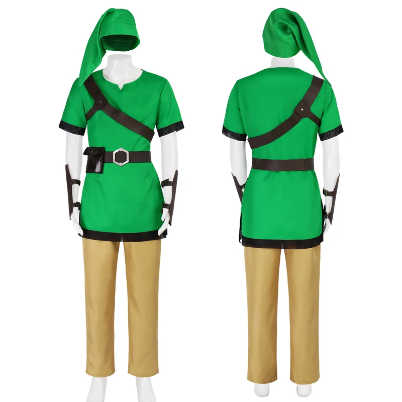 Anime Cosplay Link - COSClassic Link Cosplay Costume Set Green