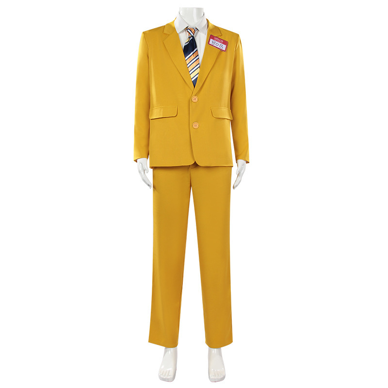 Anime Cosplay Name - Men Horror Theme Yellow Suit Set