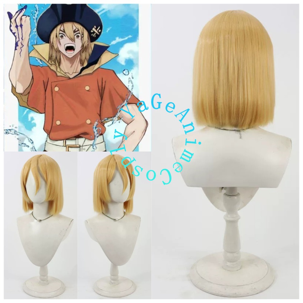 Anime Cosplay Photoshoot - Dr Stone Ryusui Nanami Cosplay Wig