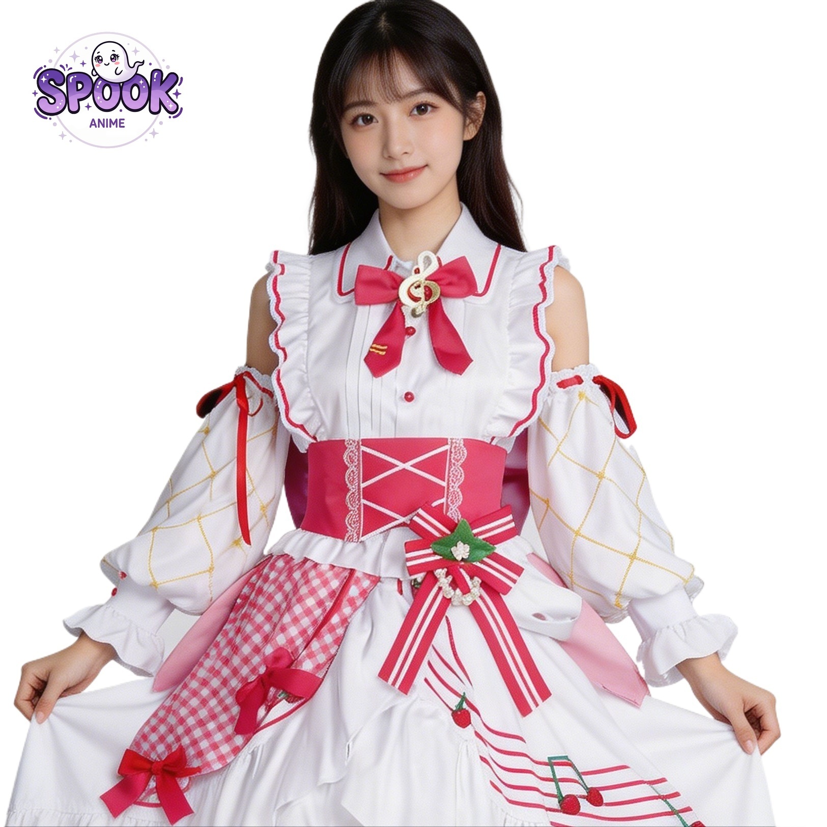 Strawberry Lolita Dress 15th A - đánh giá và giá Anime Cosplay Miku
