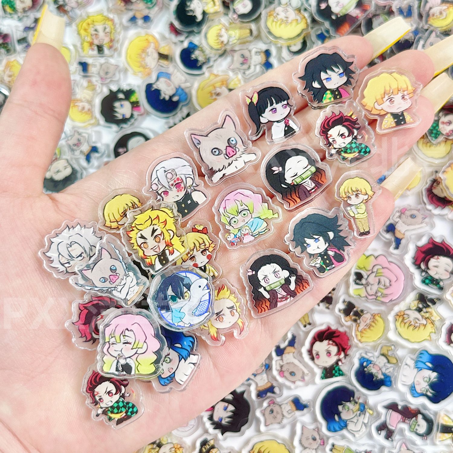 50/100Pcs 1/2cm Mini Demon Sla - đánh giá và giá Cosplay Anime Tsunade