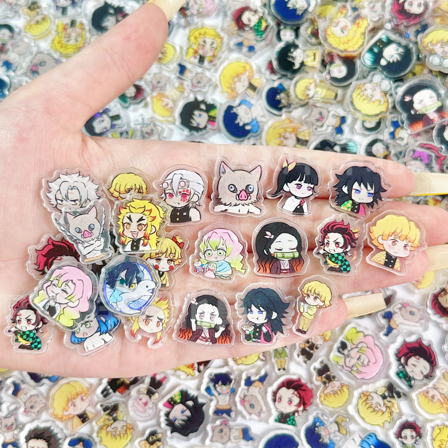 50/100Pcs 1/2cm Mini Demon Sla - đánh giá và giá Cosplay Anime Tsunade