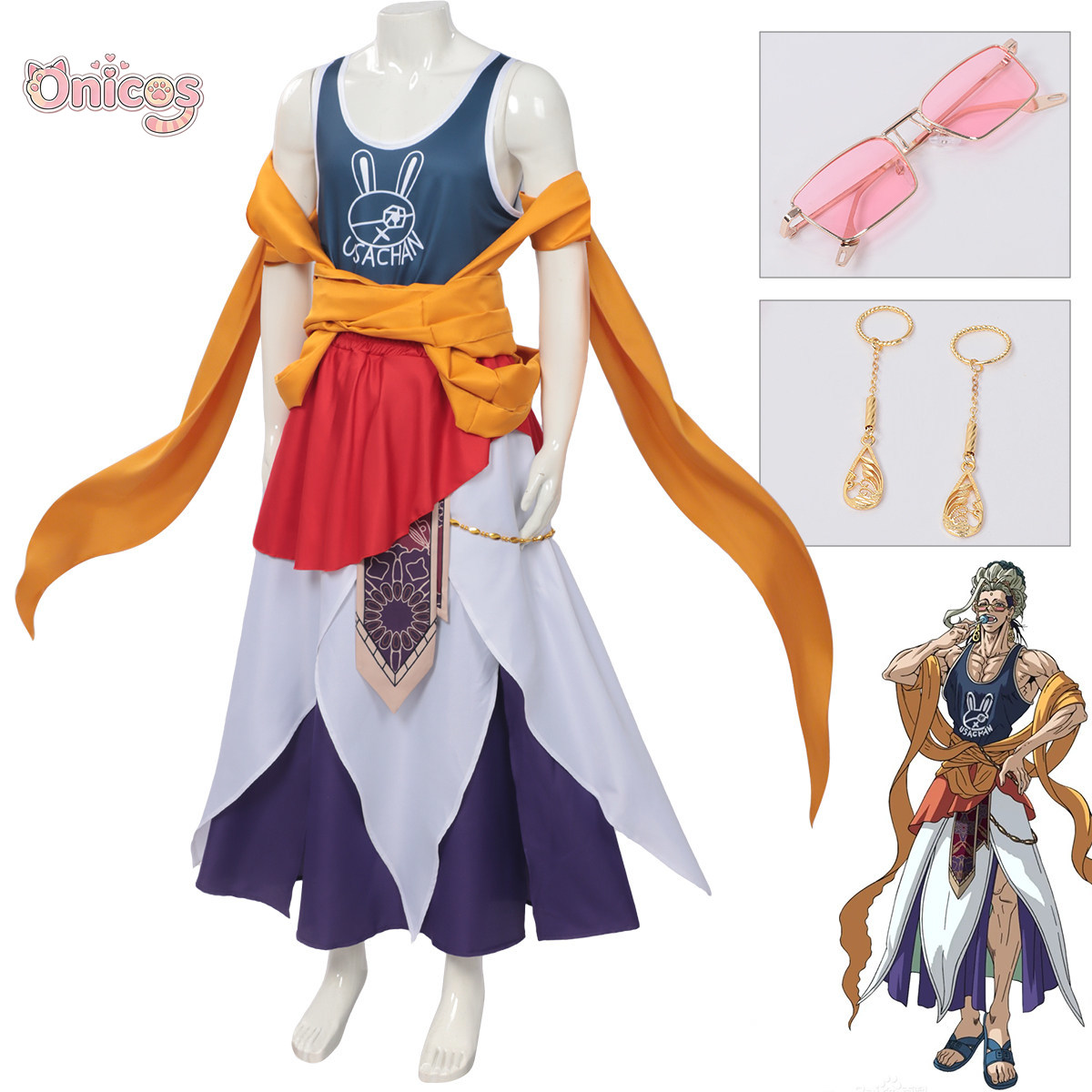 Record of Ragnarok Buddha Cosp - đánh giá và giá Anime Cosplay Clothes