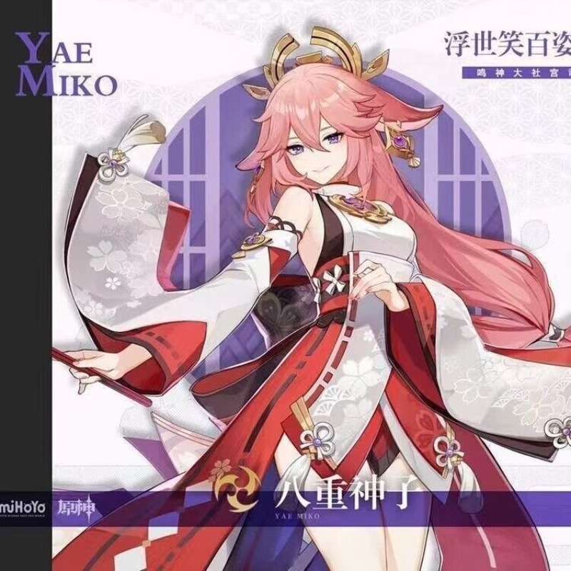Genshin Impact Yae Miko Cospla - đánh giá và giá Anime Cosplay Kostüm