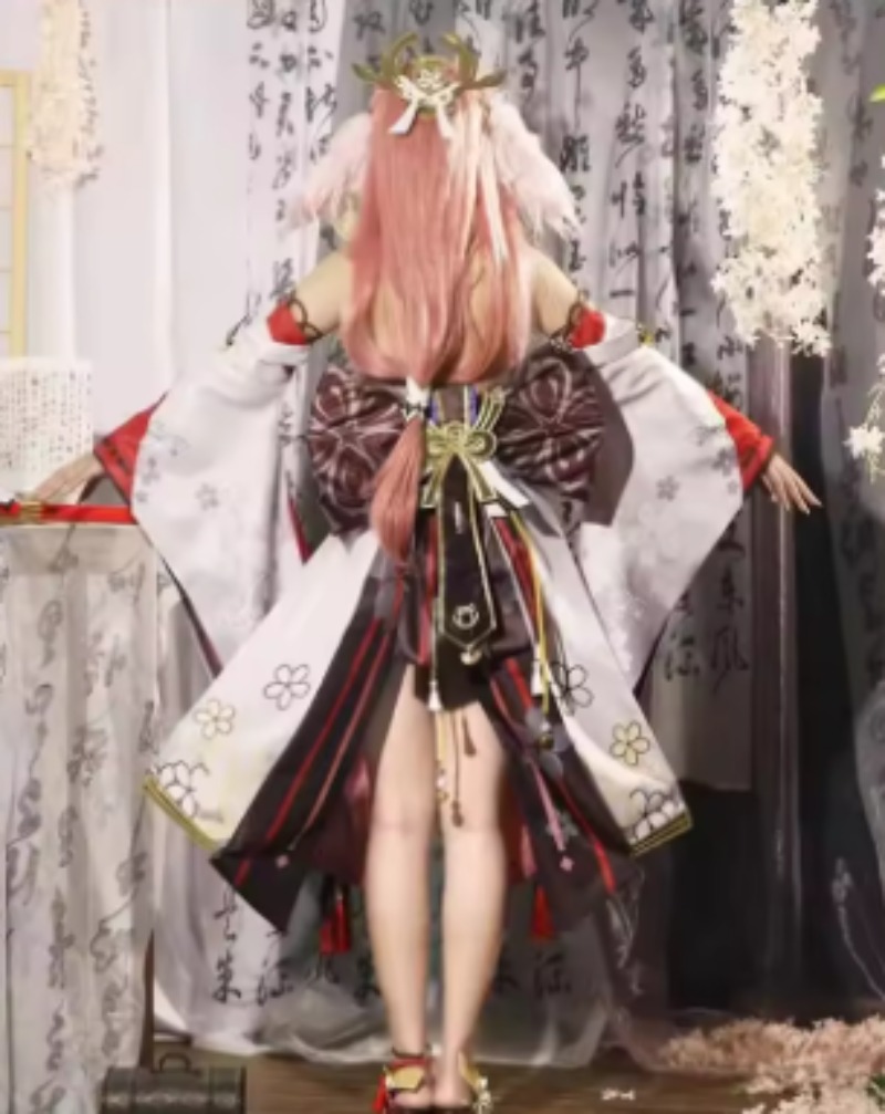 Genshin Impact Yae Miko Cospla - đánh giá và giá Anime Cosplay Kostüm