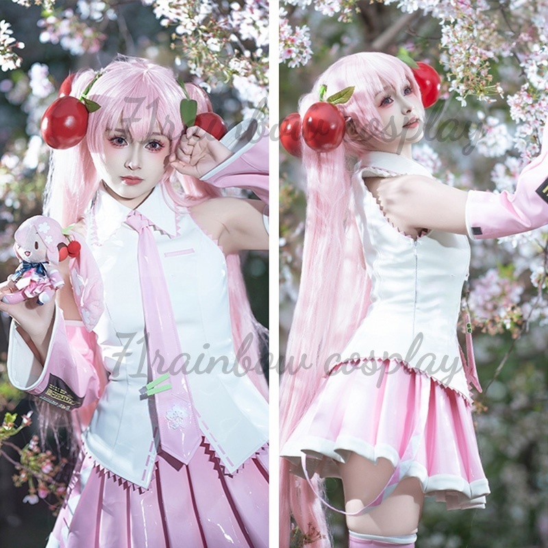 Sakura Mikuu Cosplay Costumes  - đánh giá và giá Anime Cosplay Miku