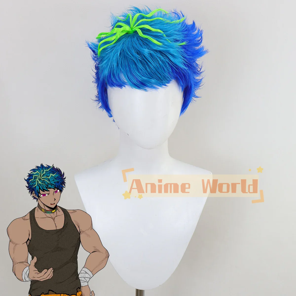 Your Turn To Die Naomichi Kuru - đánh giá và giá Anime Cosplay Blue Hair