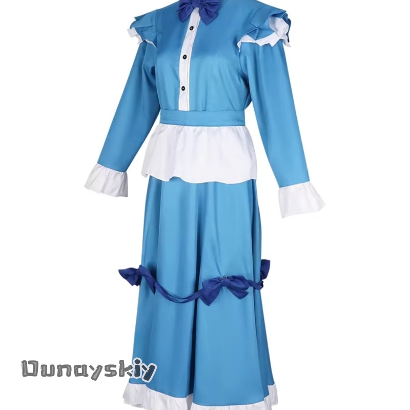 Hemera*/Poppy Game Cosplay Cos - đánh giá và giá Anime Cosplay Blue Hair