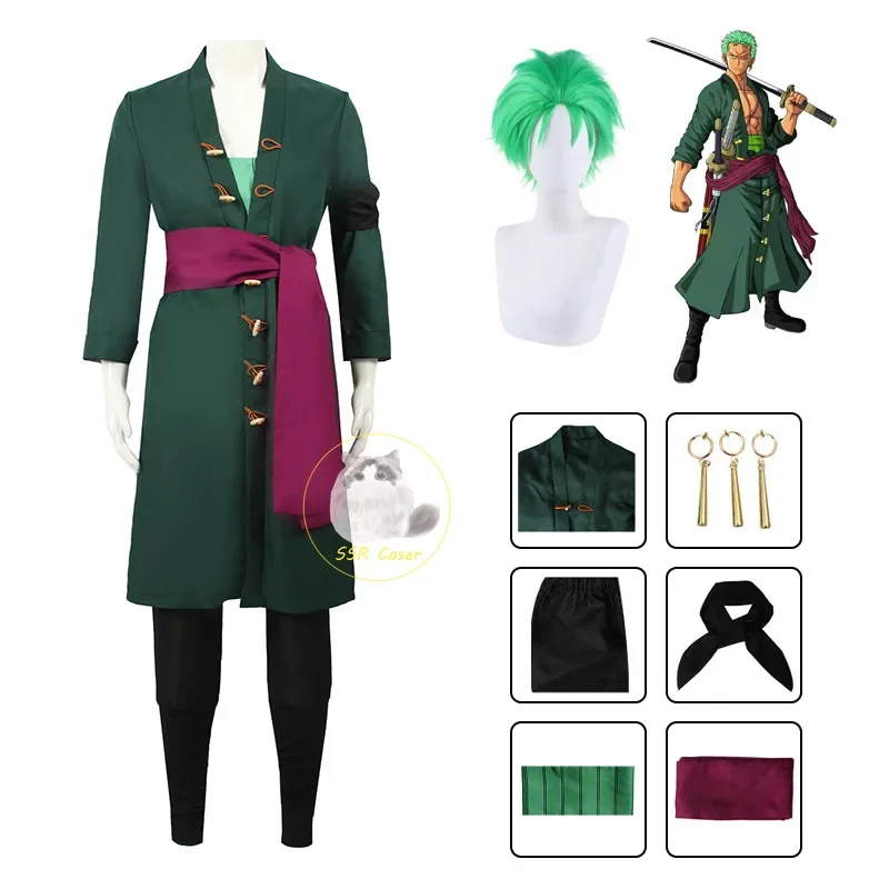 Anime Roronoa Zoro Cosplay Kos - đánh giá và giá Anime Cosplay Anya