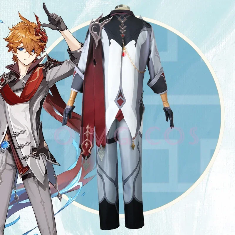Genshin Impact Tartaglia Cospl - đánh giá và giá Anime Cosplay Costumes