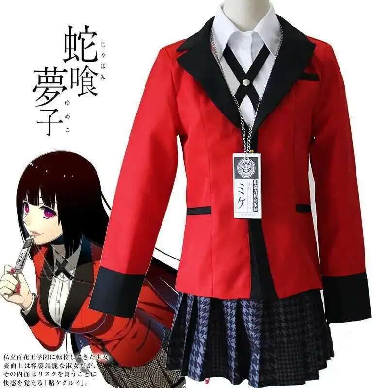 Anime Kakegurui Jabami Yumeko  - đánh giá và giá Anime Cosplay Kakegurui
