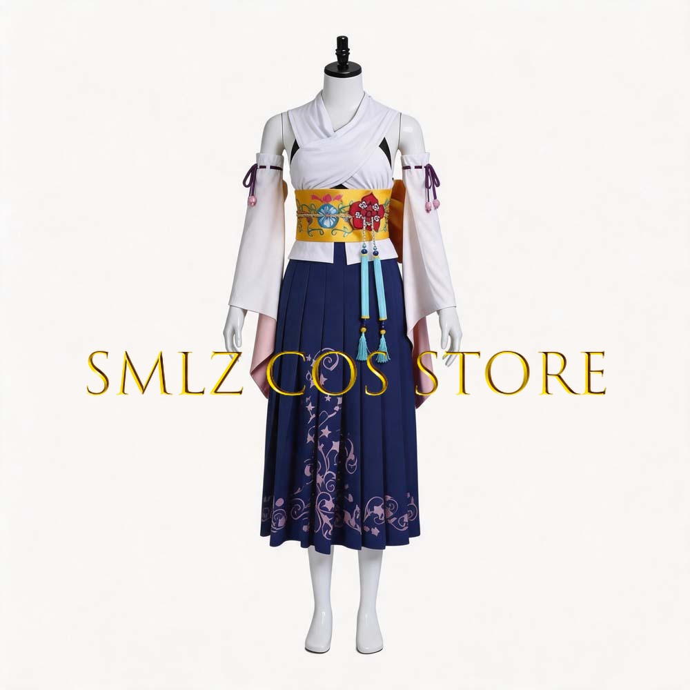 Smlz FFX Yuna Cosplay Anime FF - đánh giá và giá Anime Cosplay Clothes