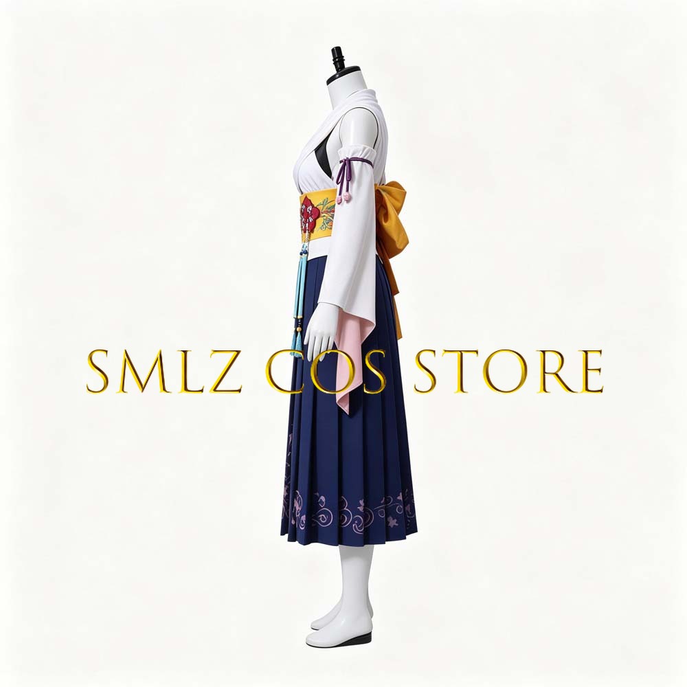 Smlz FFX Yuna Cosplay Anime FF - đánh giá và giá Anime Cosplay Clothes