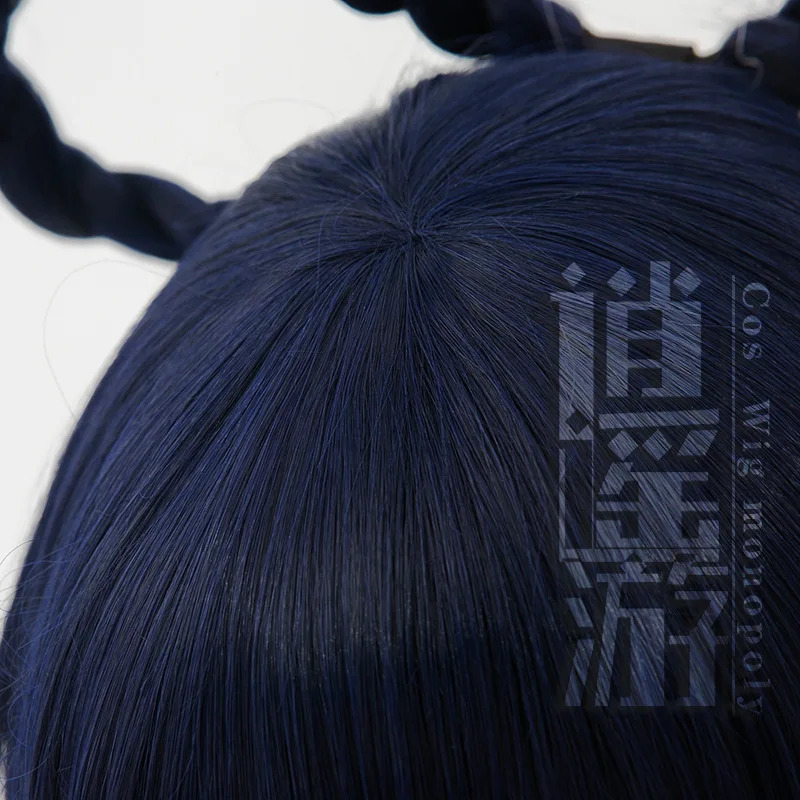 qq34Xiangling Cos 30CM Navy Bl - đánh giá và giá Anime Cosplay Blue Hair