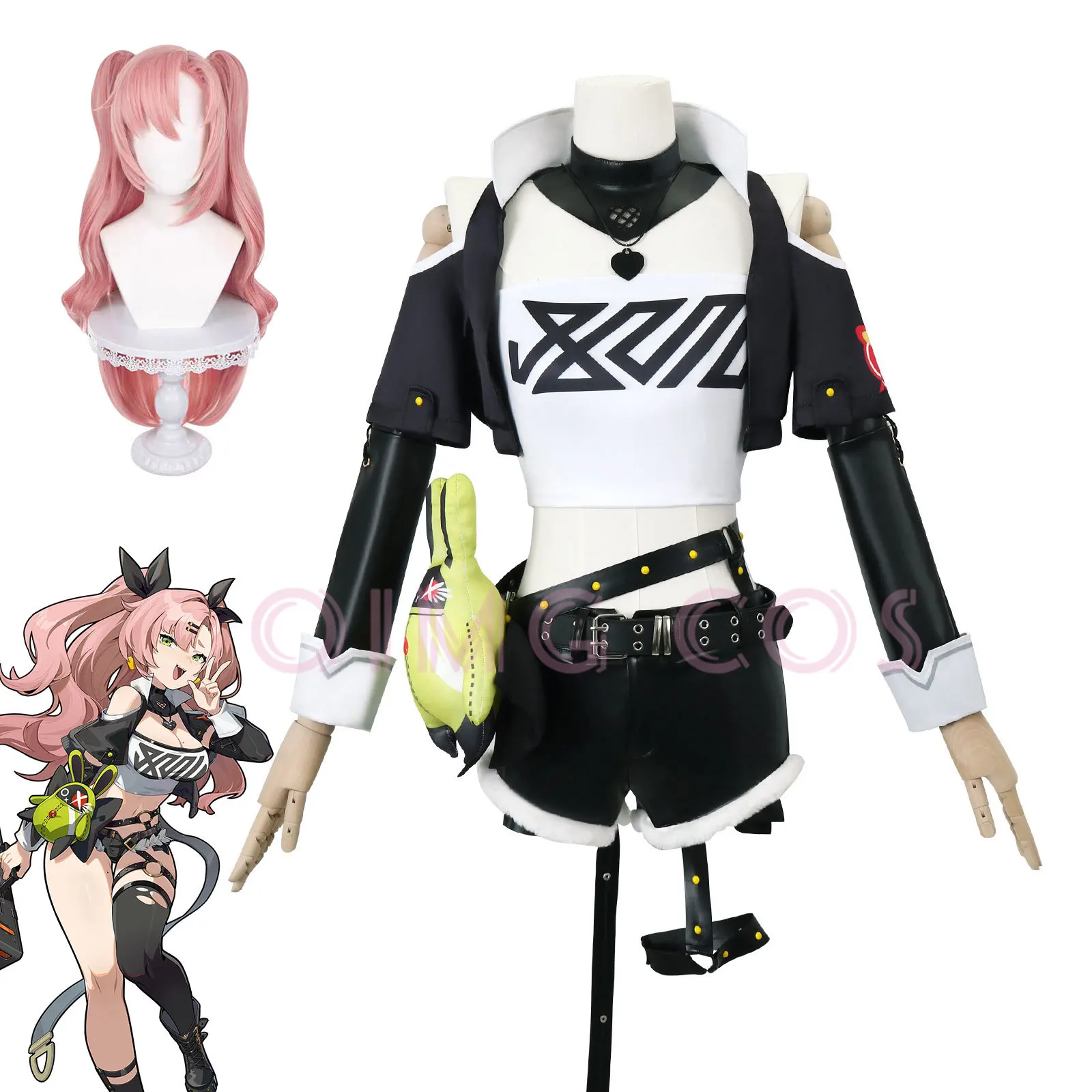 Nicole Demara Zenless Zone Zer - đánh giá và giá Anime Cosplay Girl Costume