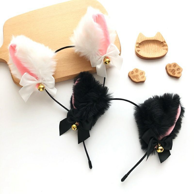2 Chiếc Tai Nghe Tai Mèo Nơ Đầ - đánh giá và giá Anime Cosplay Photoshoot