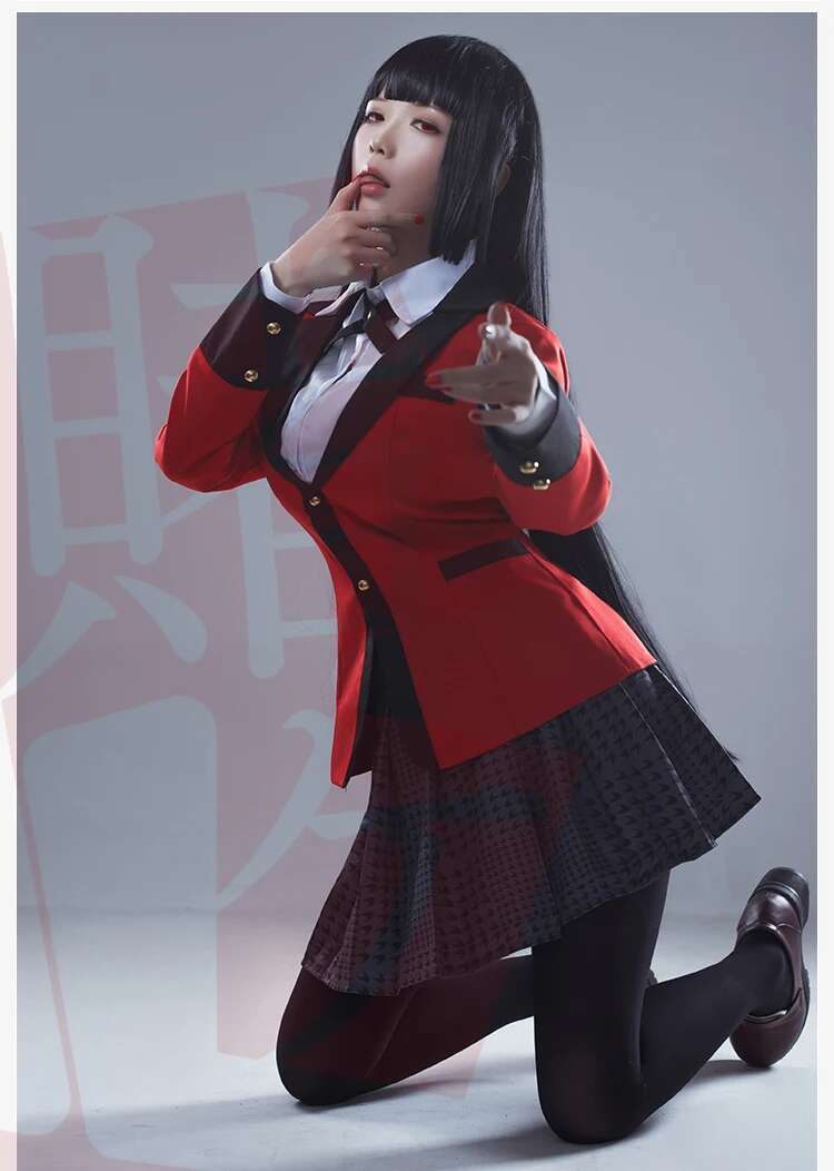 Anime Kakegurui Yumeko Jabami  - đánh giá và giá Anime Cosplay Kakegurui