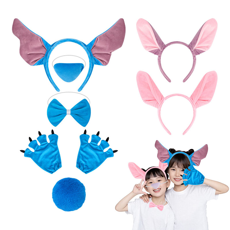 Stitttches Angel Headband Mult - đánh giá và giá Anime Cosplay Blue Hair