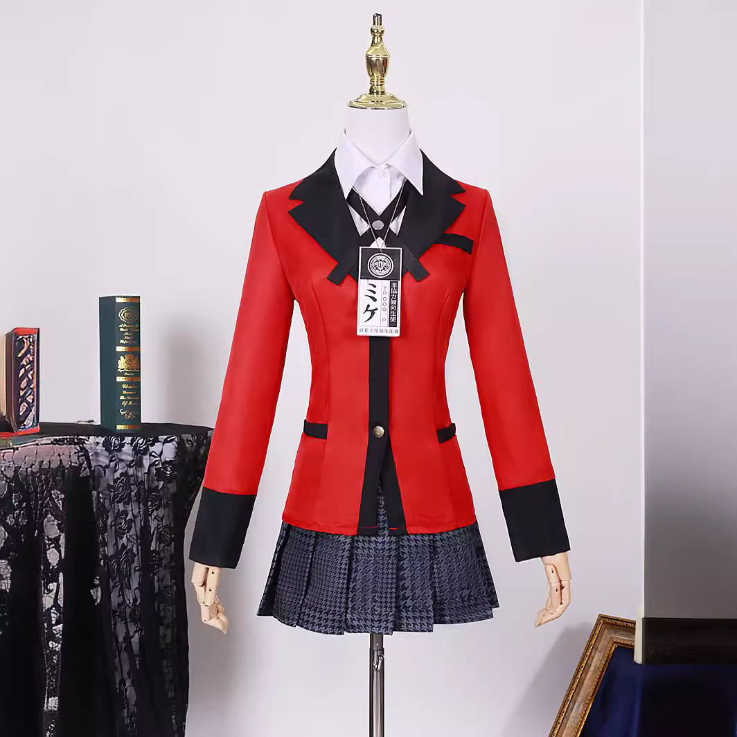 Kakegurui Cosplay Costume Yume - đánh giá và giá Anime Cosplay Kakegurui