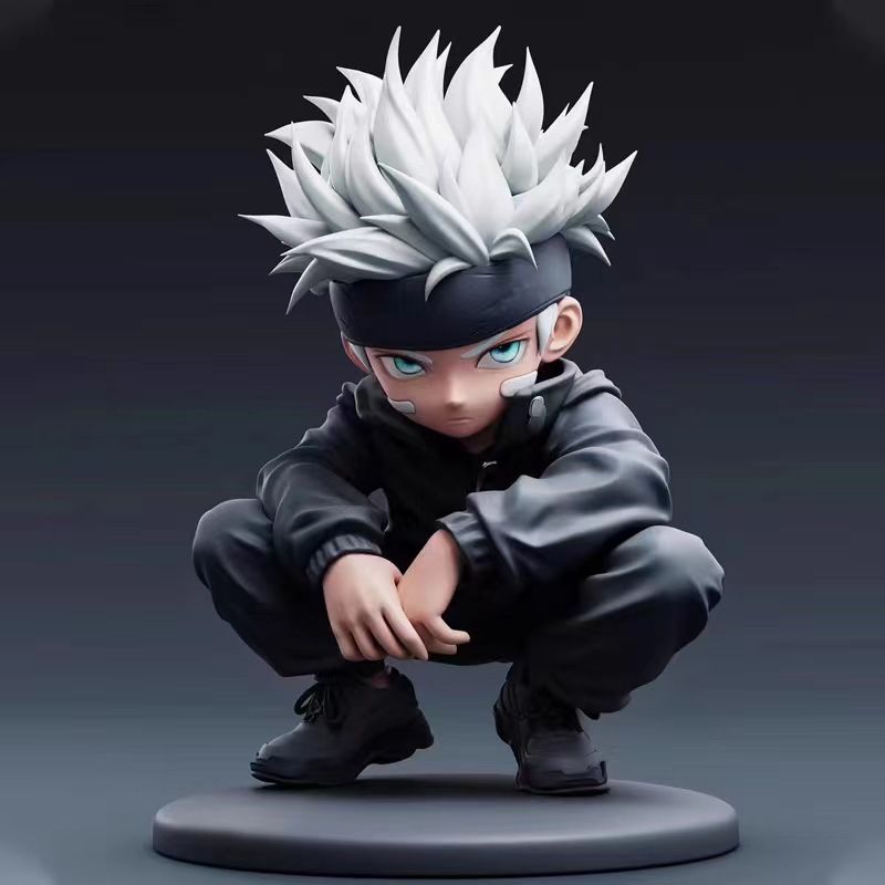 Jujutsu Kaisen figure - crouch - đánh giá và giá Anime Cosplay Gojo