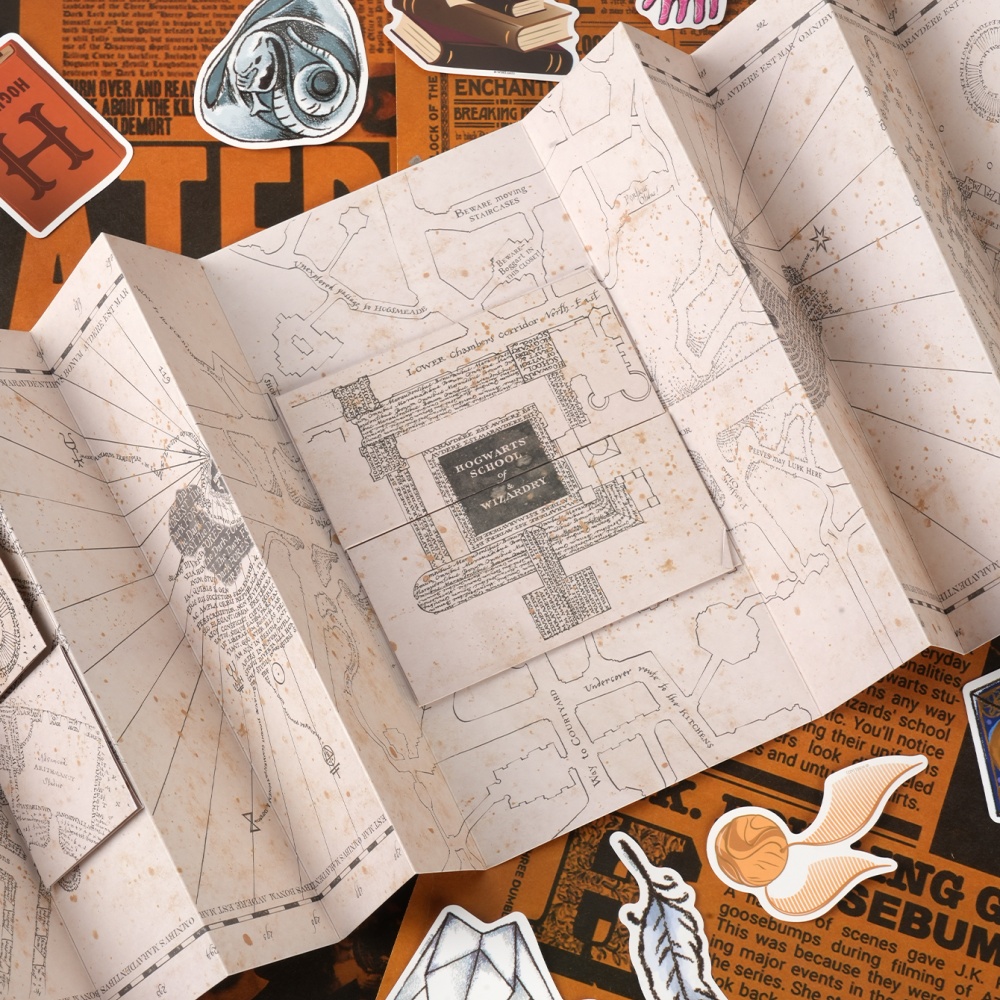 1PC Map Of The Marauder's Scho - đánh giá và giá Anime Cosplay And Costumes